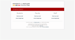 Desktop Screenshot of mail.umuc.edu